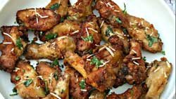 Air Fryer Garlic Parm Chicken Wings